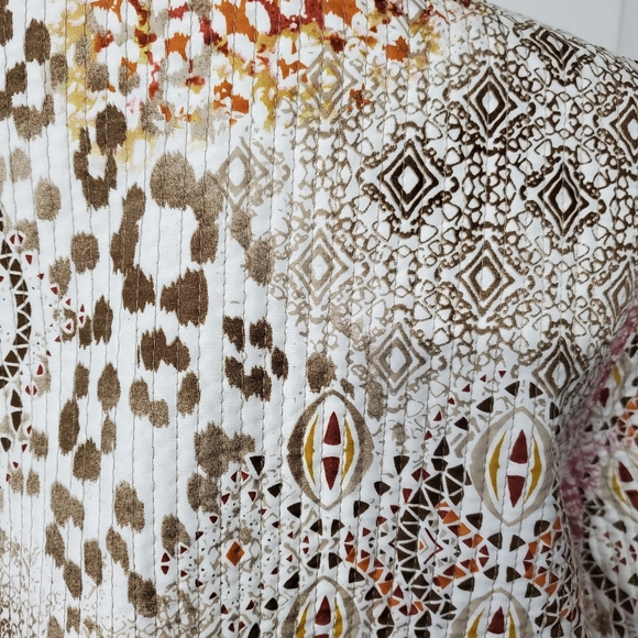 Alfred Dunner Quilted Medallion Blazer - Picture 8 of 9